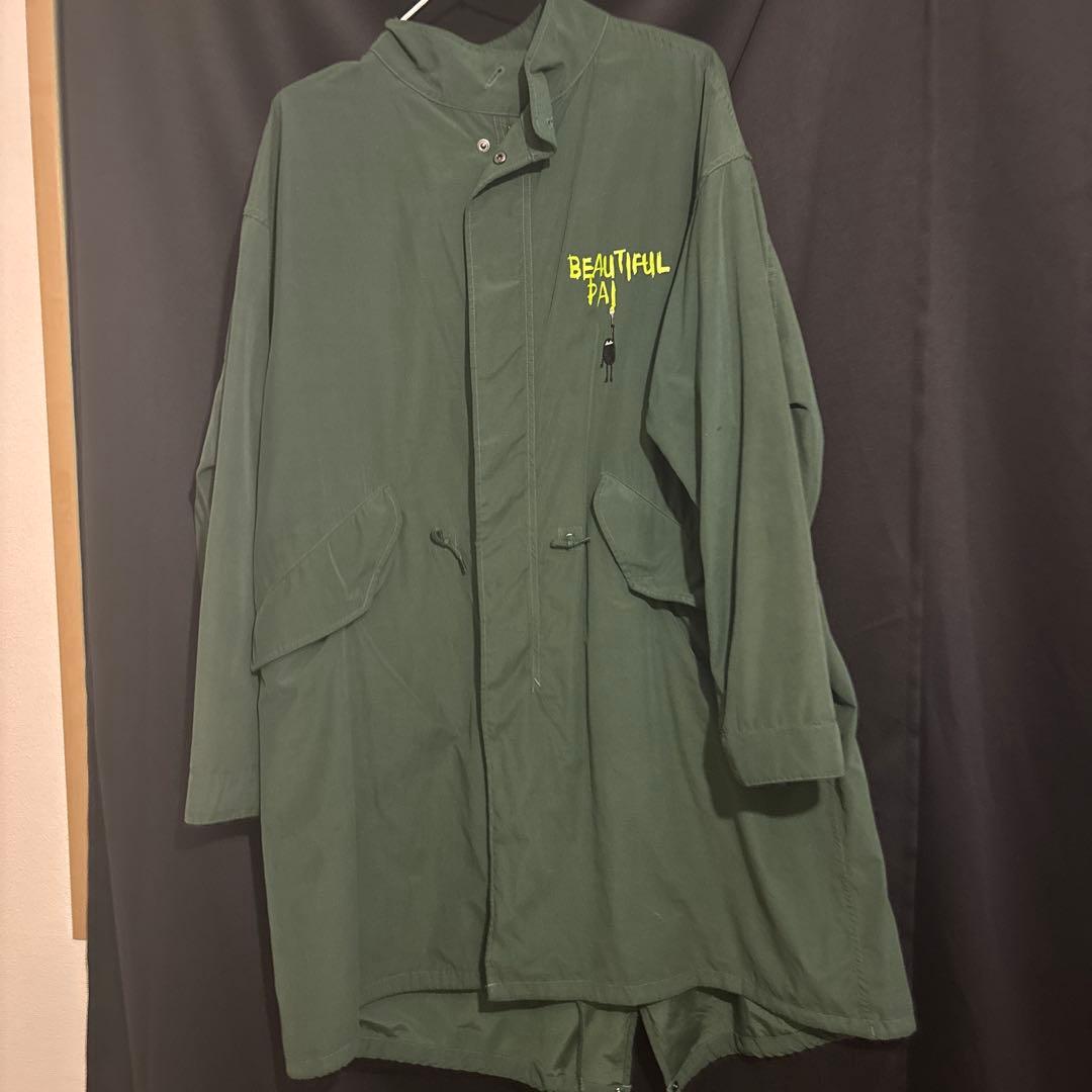 グラニフ ビューティフルシャドー ロング モッズコートライナー付 Sサイズ