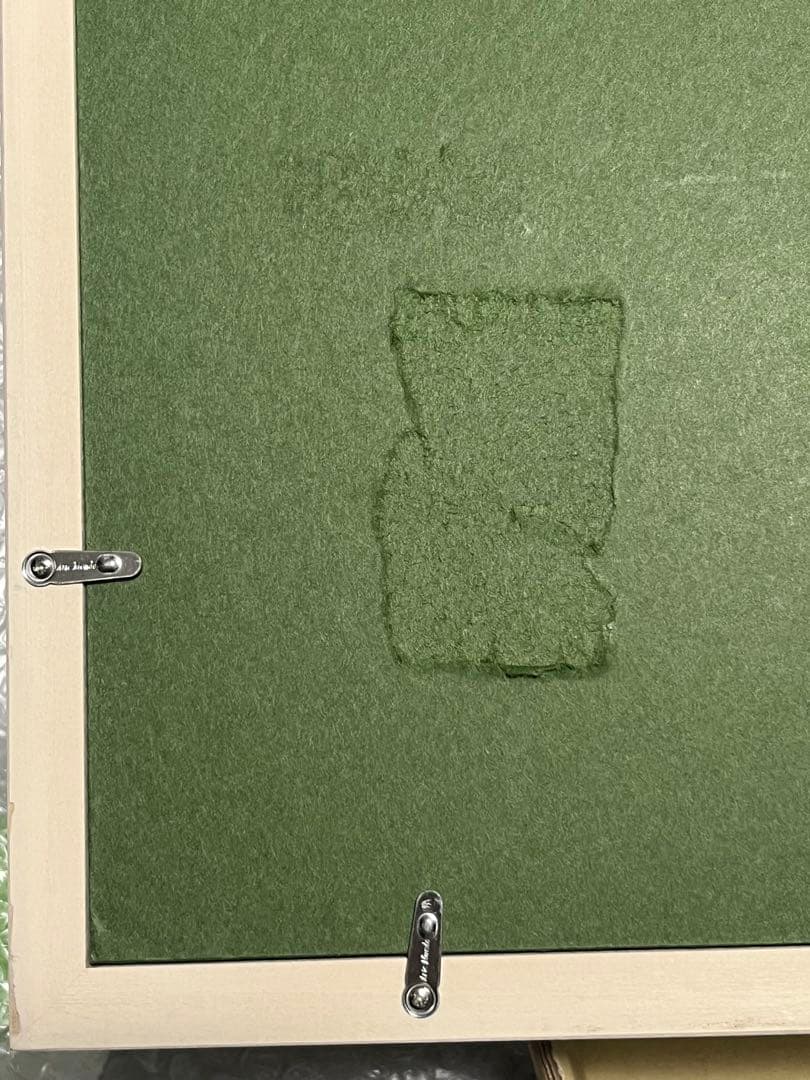 【送料込】F30号油彩額縁 乳白