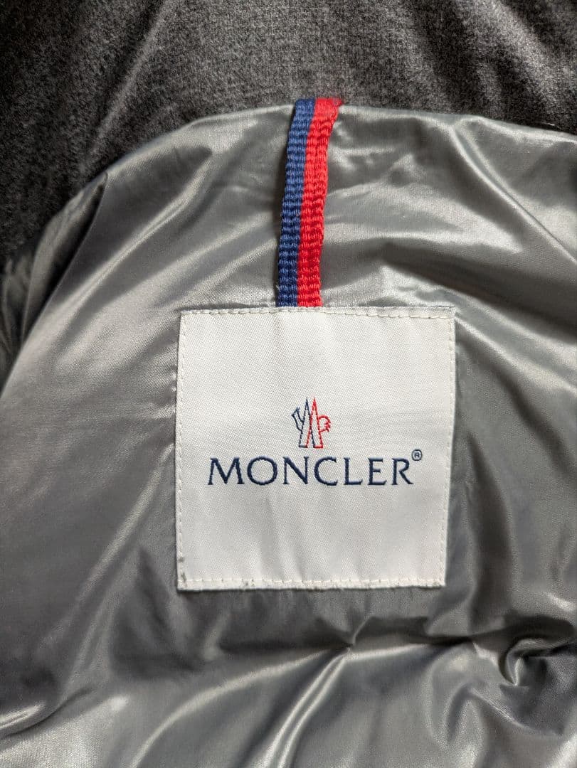 グレー ダウンジャケット 取り外しフード