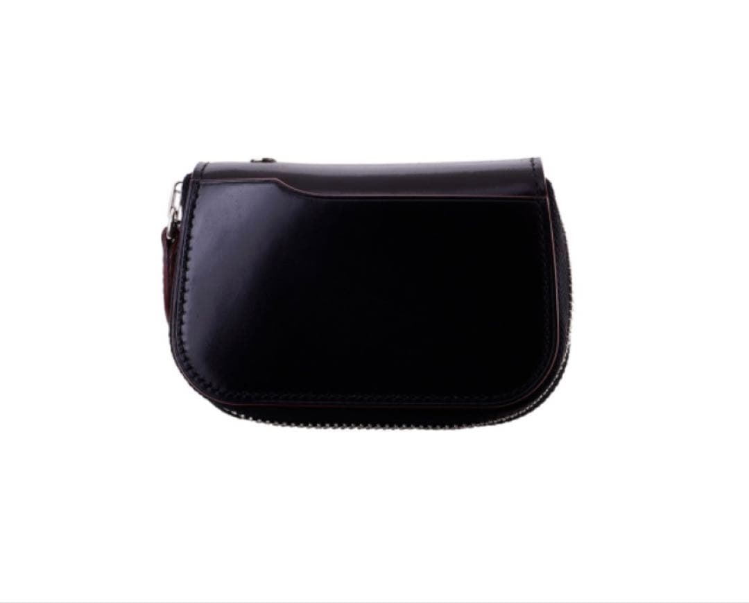 453【新品】GANZOコードバンアールシーラウンドファスナーキーケースブラック