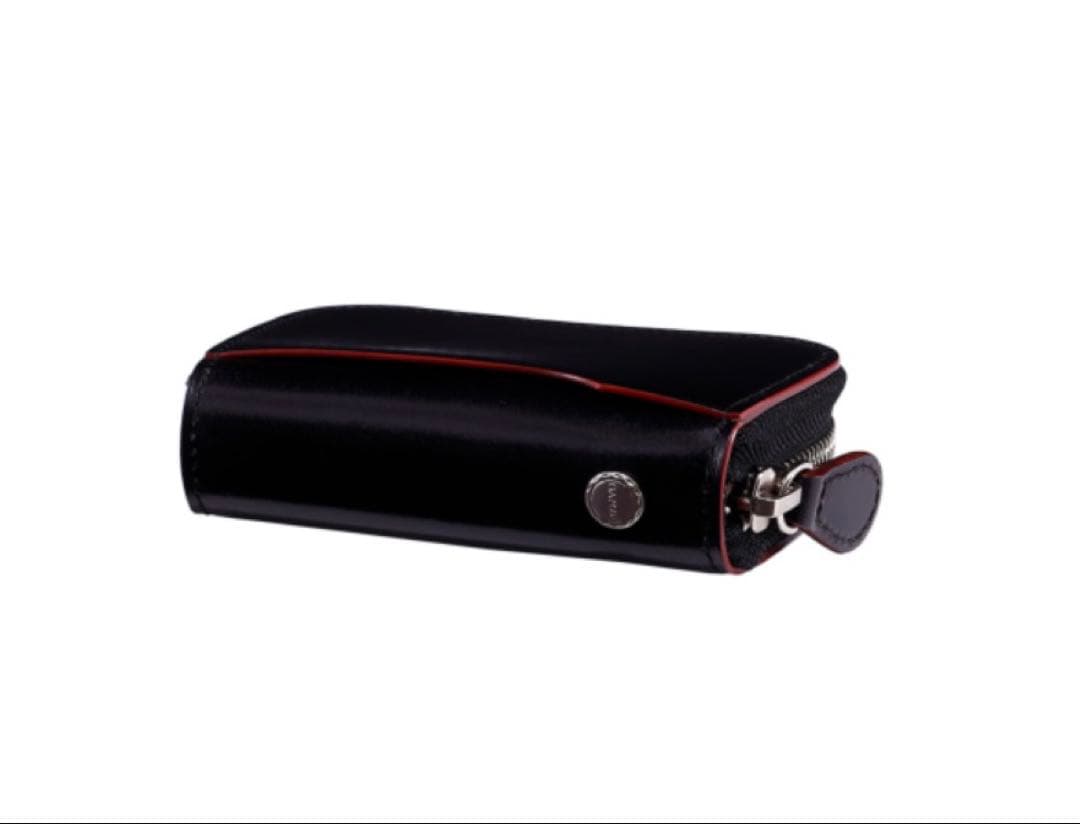 453【新品】GANZOコードバンアールシーラウンドファスナーキーケースブラック