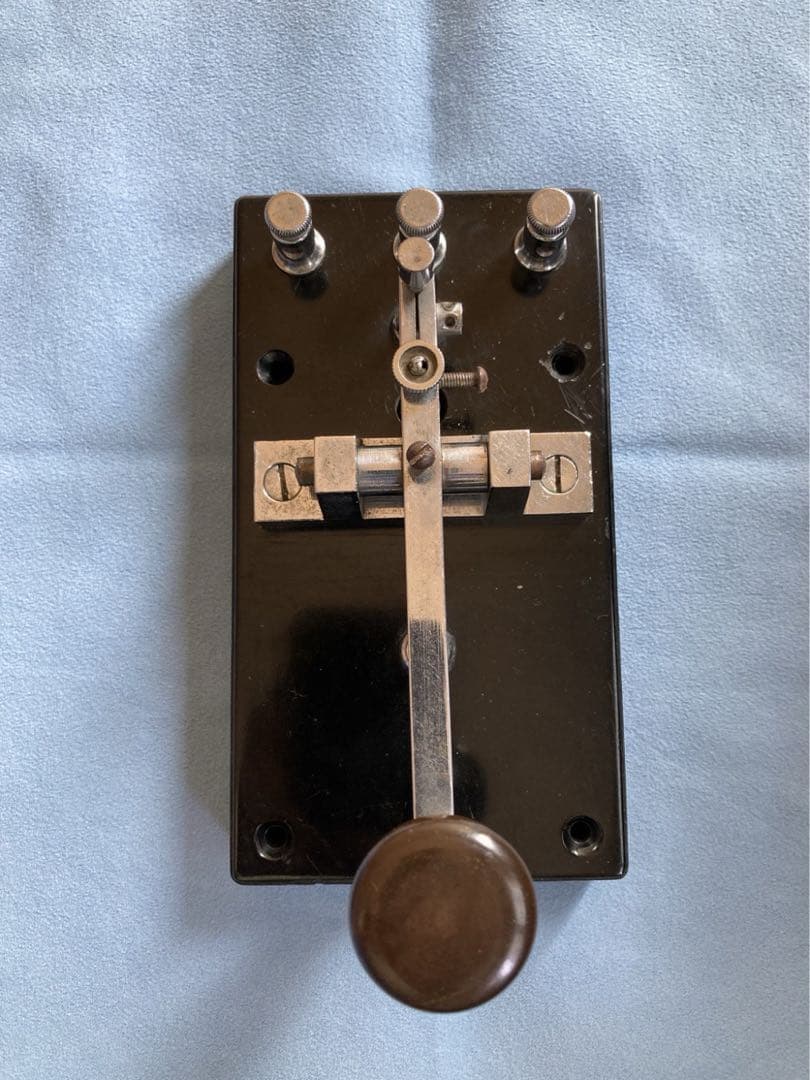 【激レア　骨董品】手動電鍵ニ型　モールス信号器（旧陸海空共通仕様）