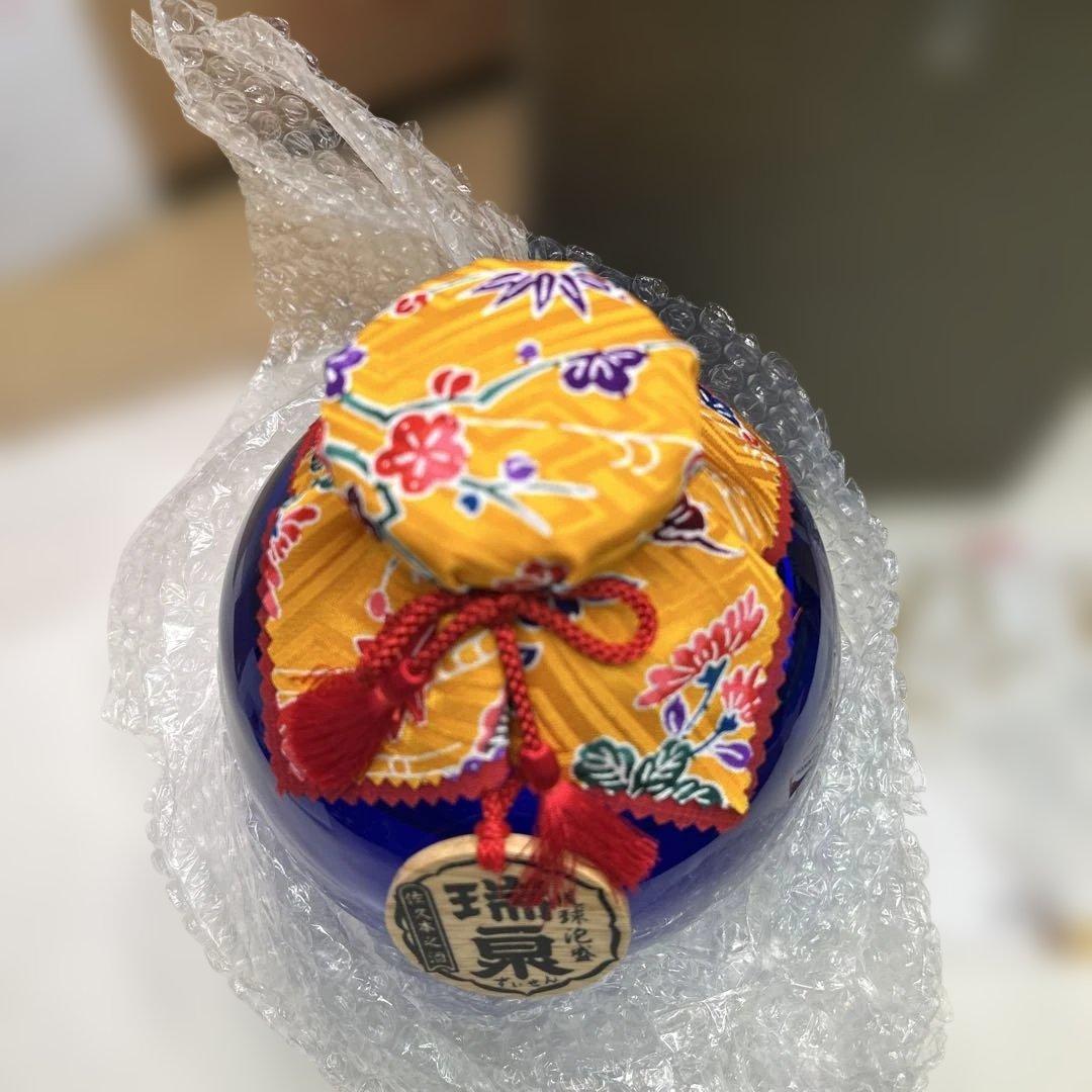 7160 【未開栓】泡盛 瑞泉 3年 琉球ガラス滄 1800ml 43% 古酒