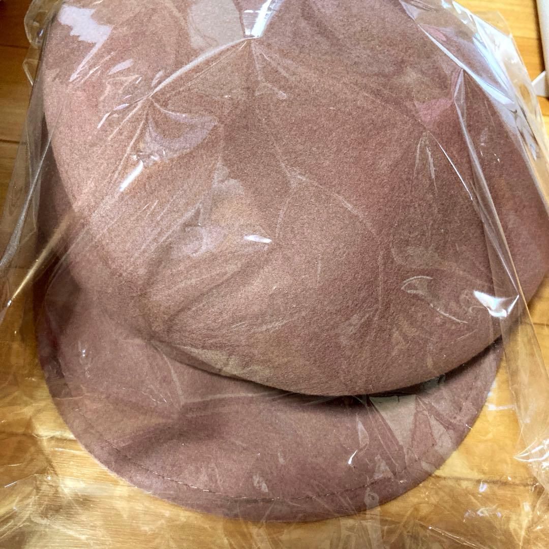 ★新品　nalm. ウールキャスケット ミルクベージュ