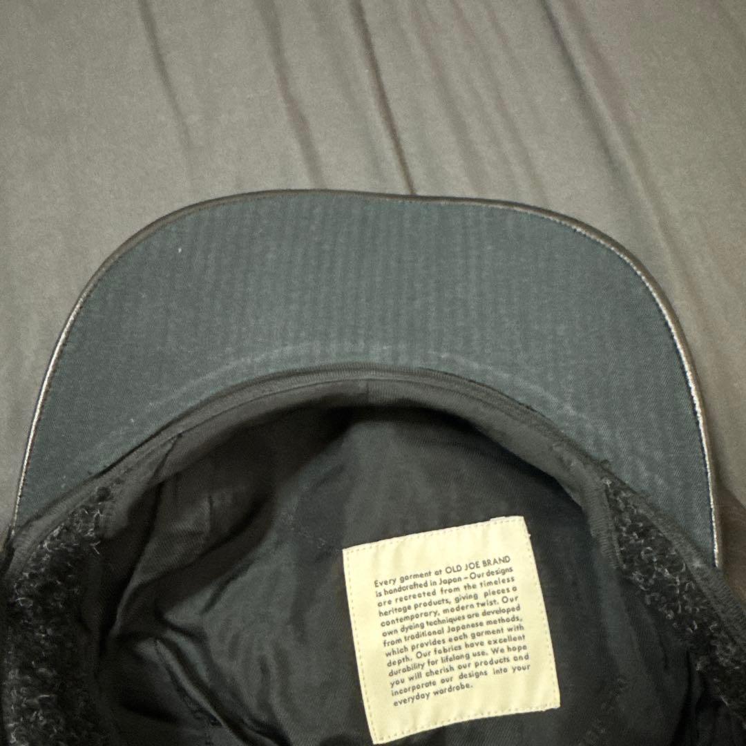 お値引きOKほぼ未使用　OLD JOE BRAND レザーキャスケット　ブラック