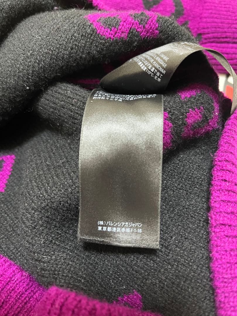 BALENCIAGA ユニセックス ニット セーター パープル