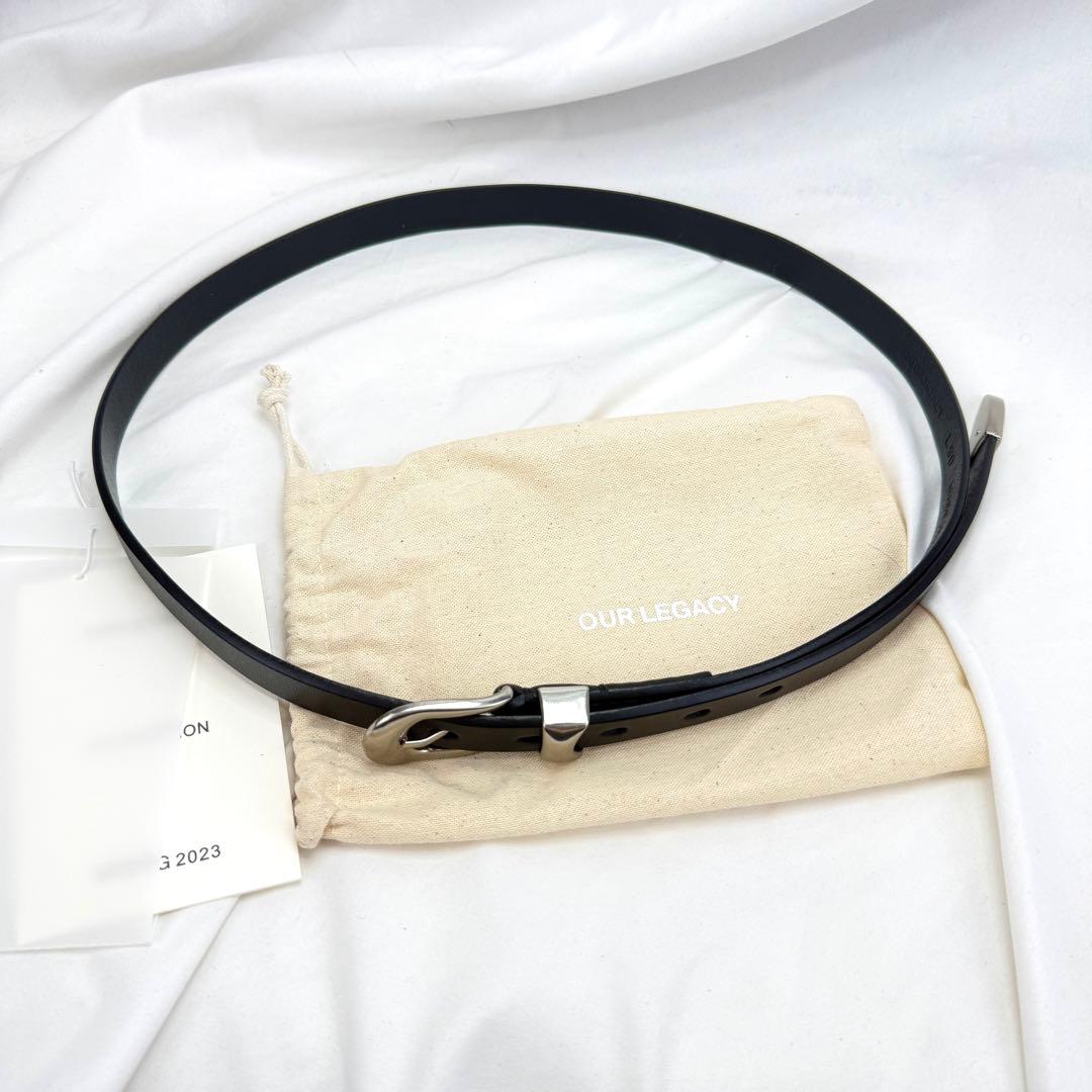 OUR LEGACY アワーレガシー ベルト ブラック 90