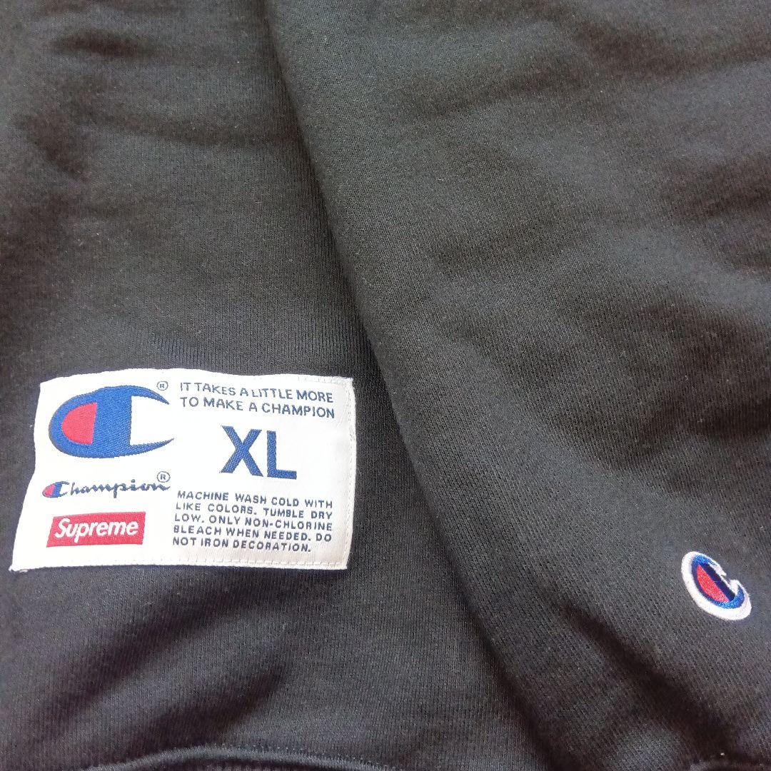 タ*ツ様 Champion Supremeコラボ スウェット XL ブラック
