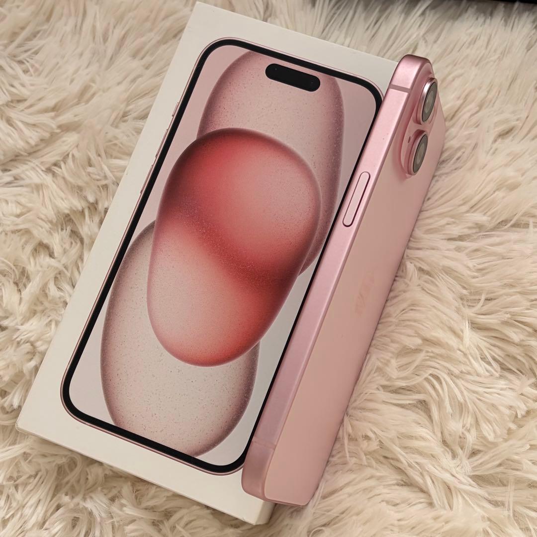Apple iPhone 15 ピンク 本体 512GB フィルム付き