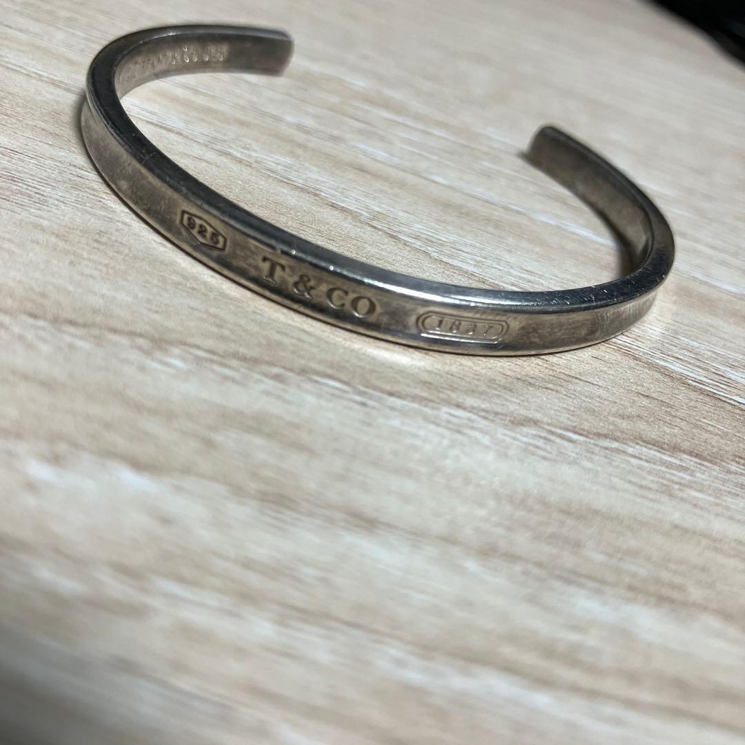 TIFFANY&Co ティファニー ナロー バングル 1837 カフ