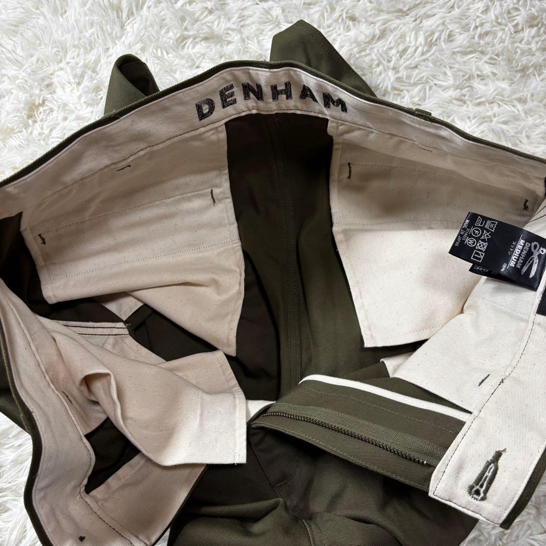デンハム DENHAM チノパン MIJ CW カーキ 日本製 Mサイズ