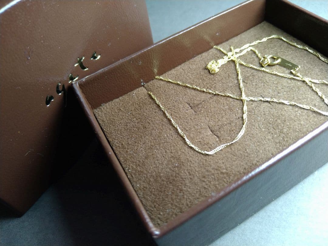 ★最終価格★♡極美品♡【agete】K10スクリューチェーン45cm