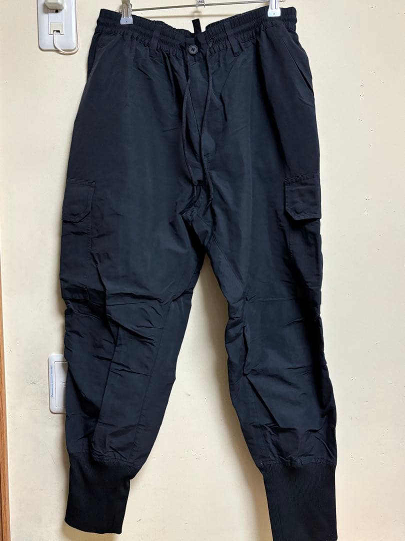 Y-3 ナイロン カーゴパンツ Black M