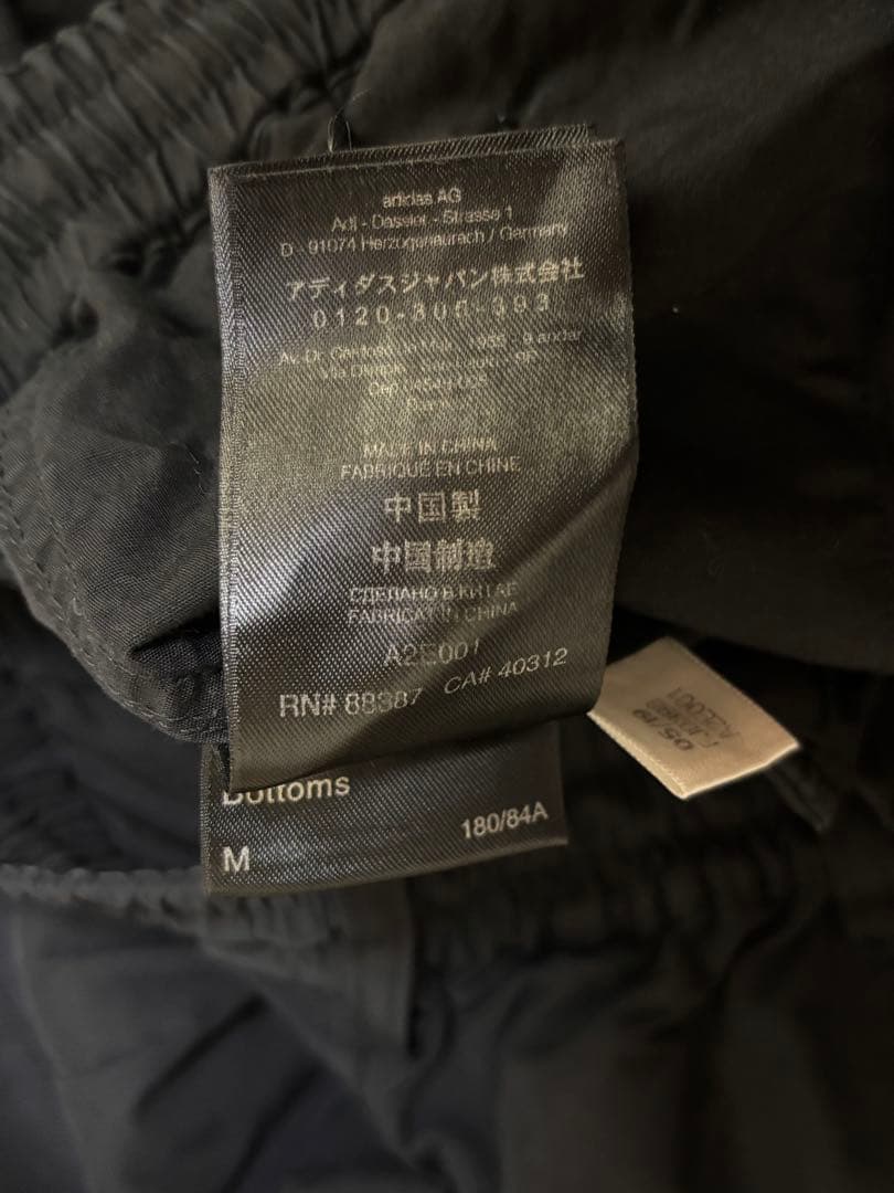 Y-3 ナイロン カーゴパンツ Black M