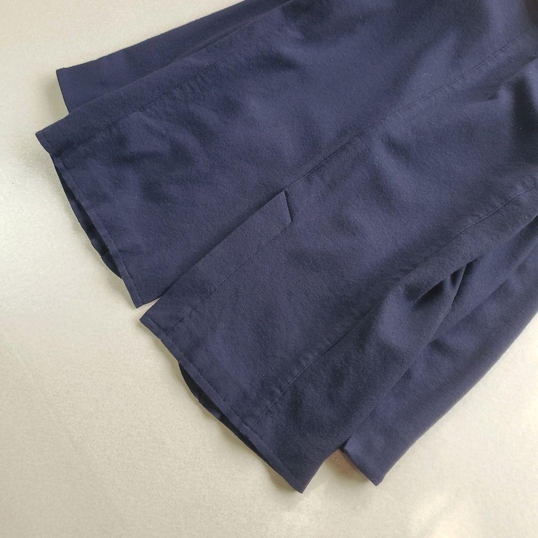 美品　FRAMeWORK　スムースウールジャケット　紺ブレ　金ボタン　M