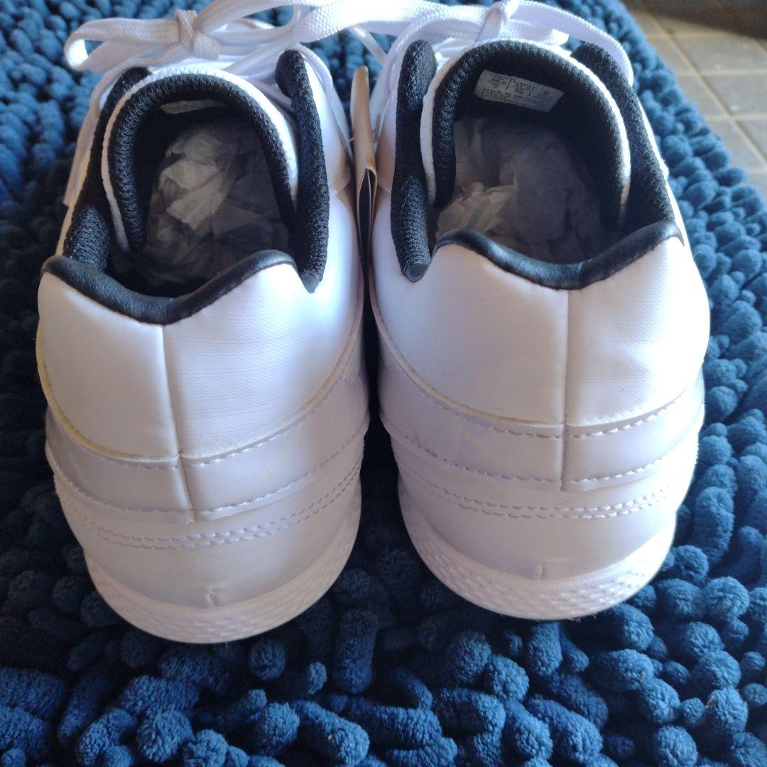 asics ベースボールシューズ ホワイト スパイク P革付