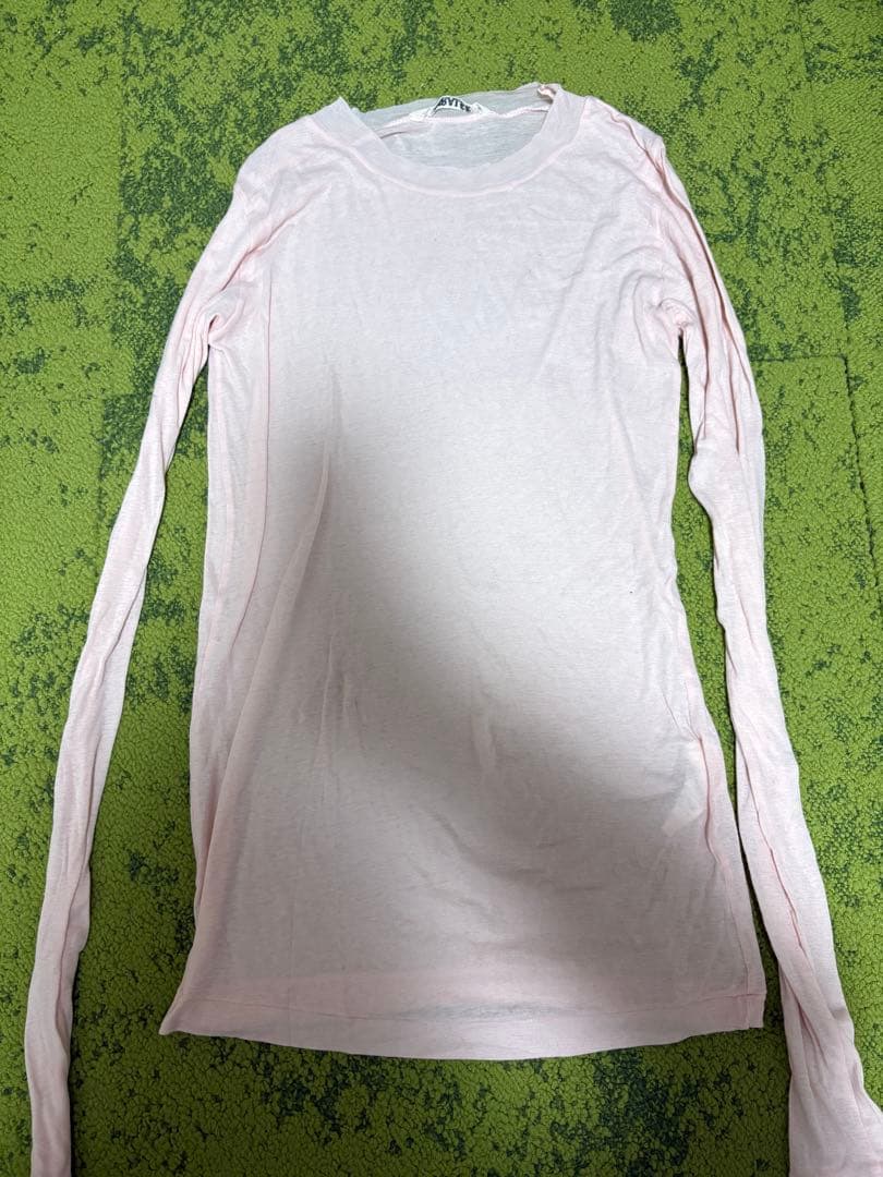 【AURALEE】HIGH GAUGE SHEER RIB L/S TEE