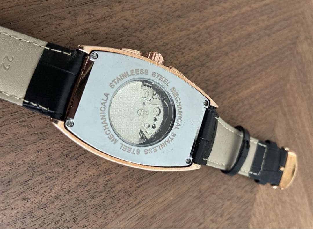 重厚クラシカル×ラグジュアリー仕様⌚️オープンハート腕時計／レザーベルト／男女兼用