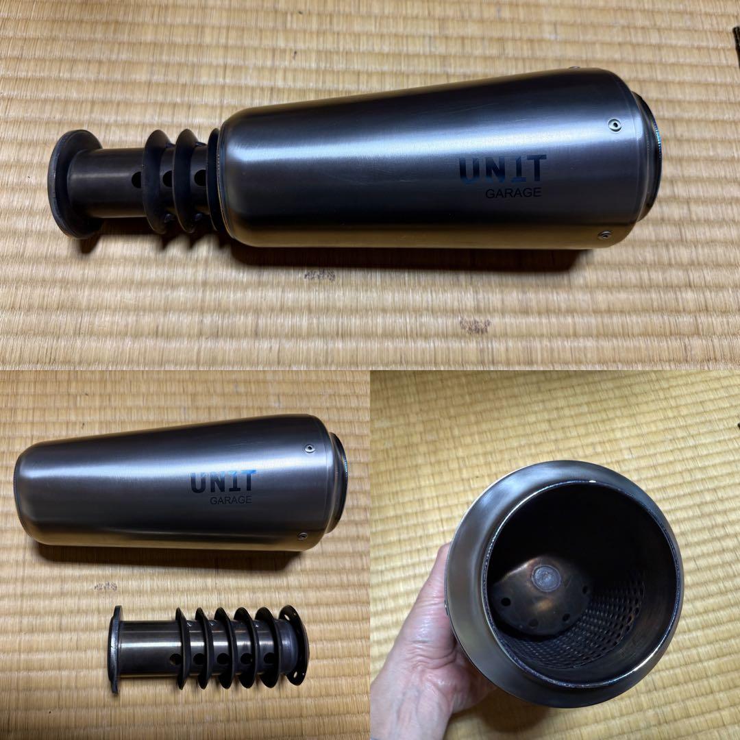 UNIT GARAGE製チタンマフラー　 R nineTシリーズ用