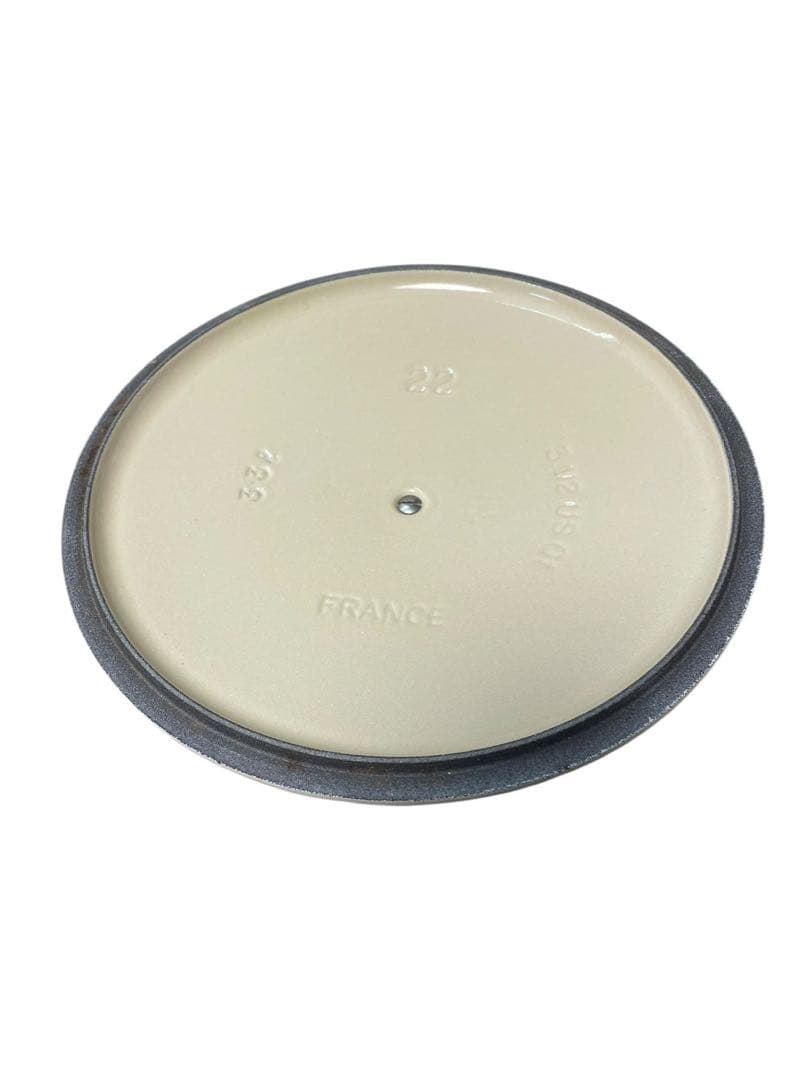 LE CREUSET ルクルーゼ ココットロンド 22cm ホワイト 両手鍋