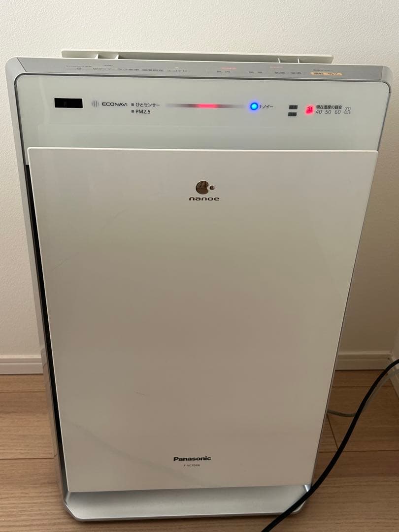 Panasonic nanoe 空気清浄機 ホワイト