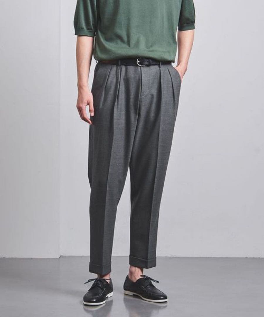 新品未使用【BERWICH】SCOTCH UA別注 2プリーツ パンツ 48