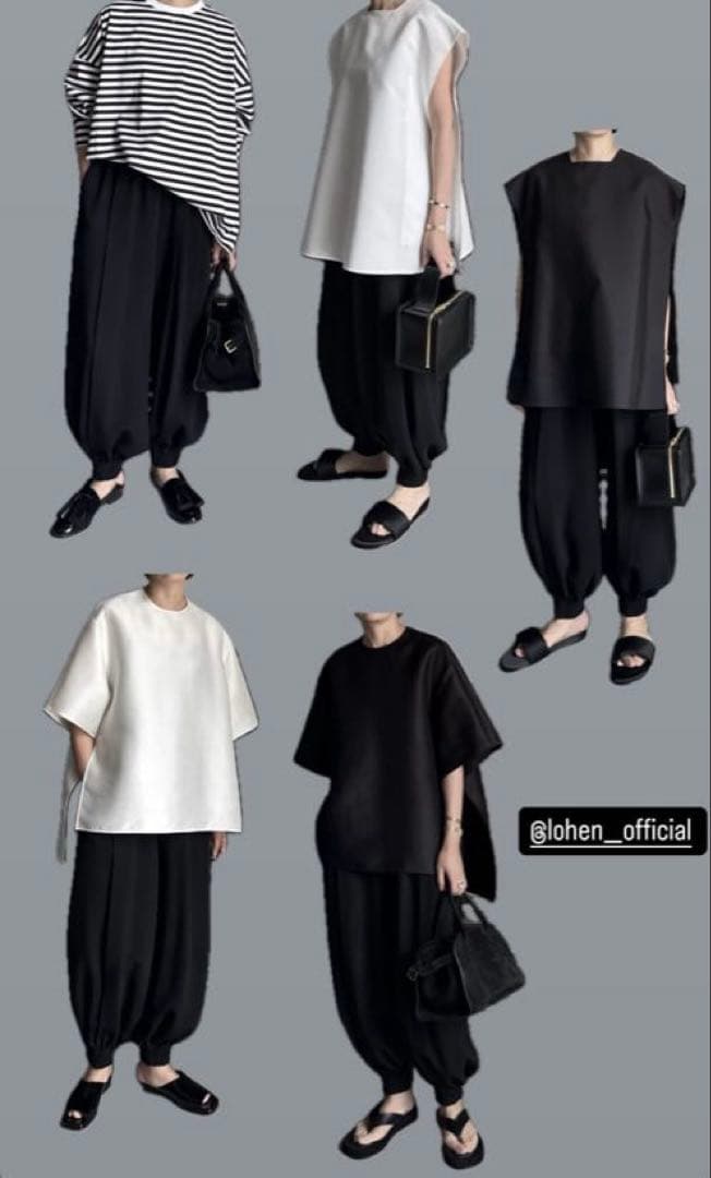 パンツ LOHEN DOUBLE CLOTH BALOON PANTS
