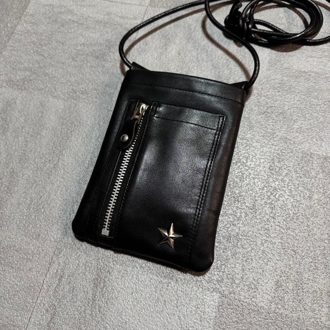 Schott ONE STAR SACOCHE ショット サコッシュ ブラック