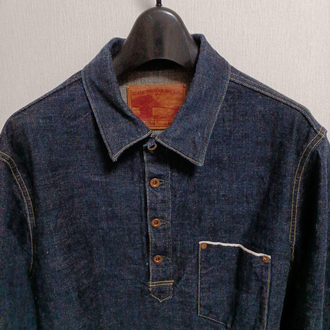 FOB FACTORY デニムプルオーバージャケット G-3 サイズ38