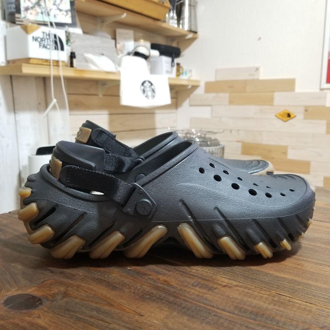 新品未使用　crocs　エコー ガム RO クロッグ　27 クロックス　厚底