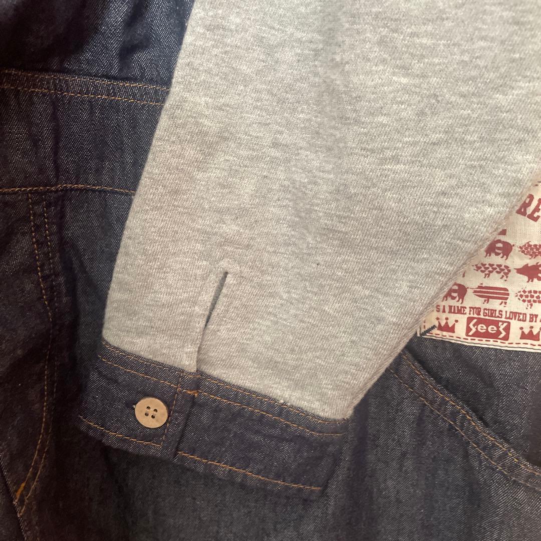 お値下げ新品タグ付DRUG STORE'S ドッキンチュニックパーカートレーナー