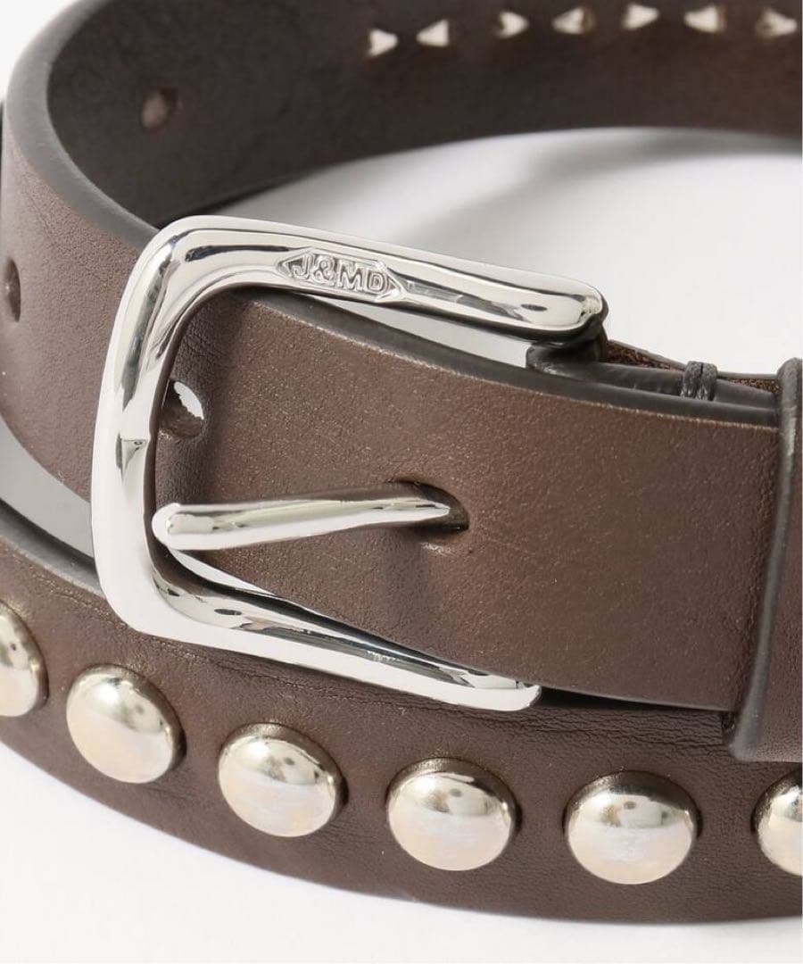 美品 J&M Davidson DOME RIVETS NARROW BELT