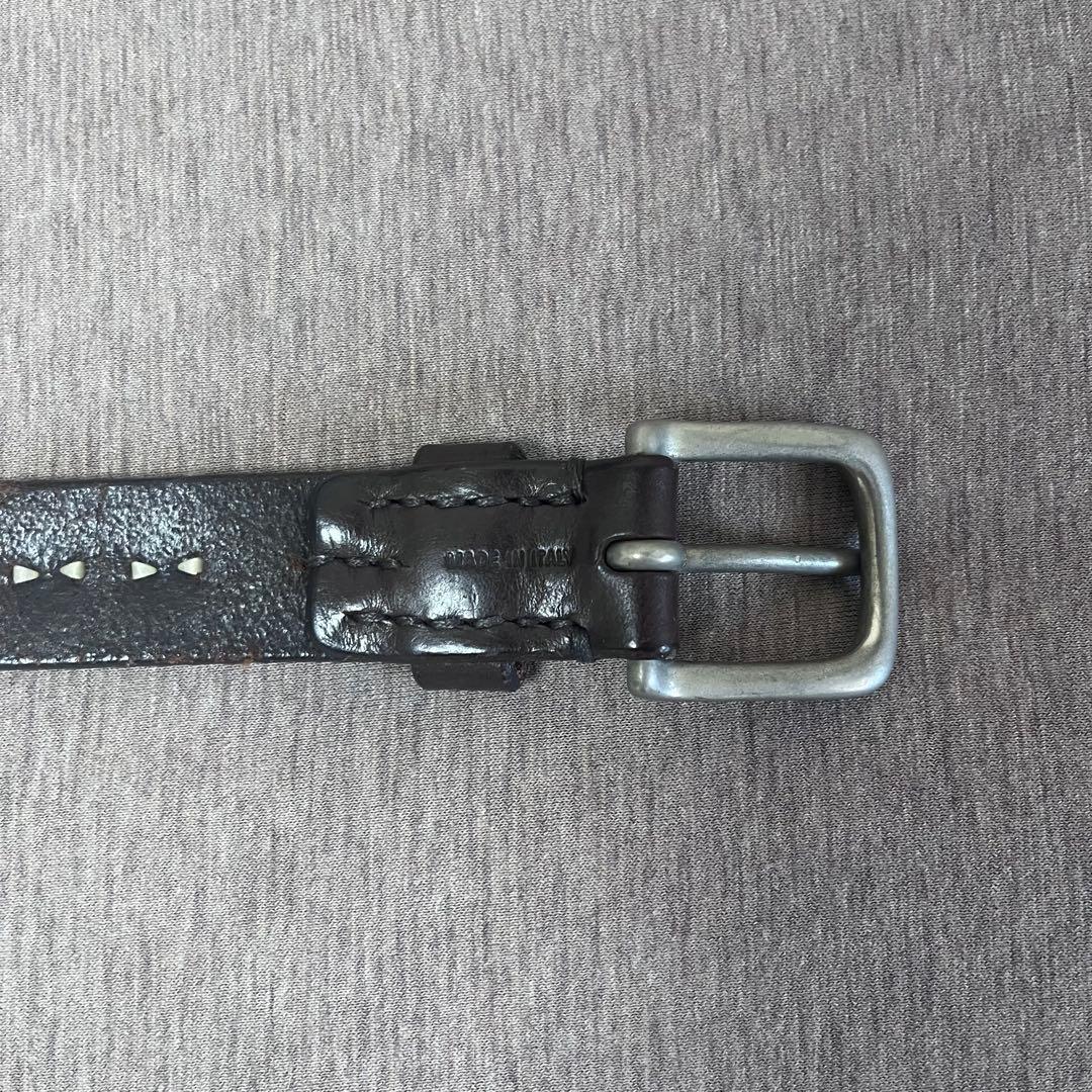 美品 J&M Davidson DOME RIVETS NARROW BELT