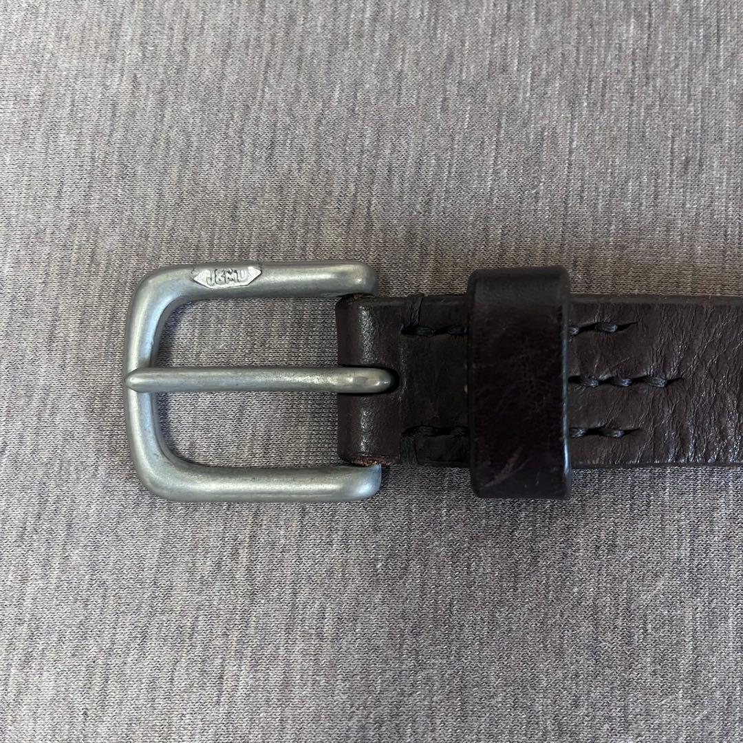 美品 J&M Davidson DOME RIVETS NARROW BELT