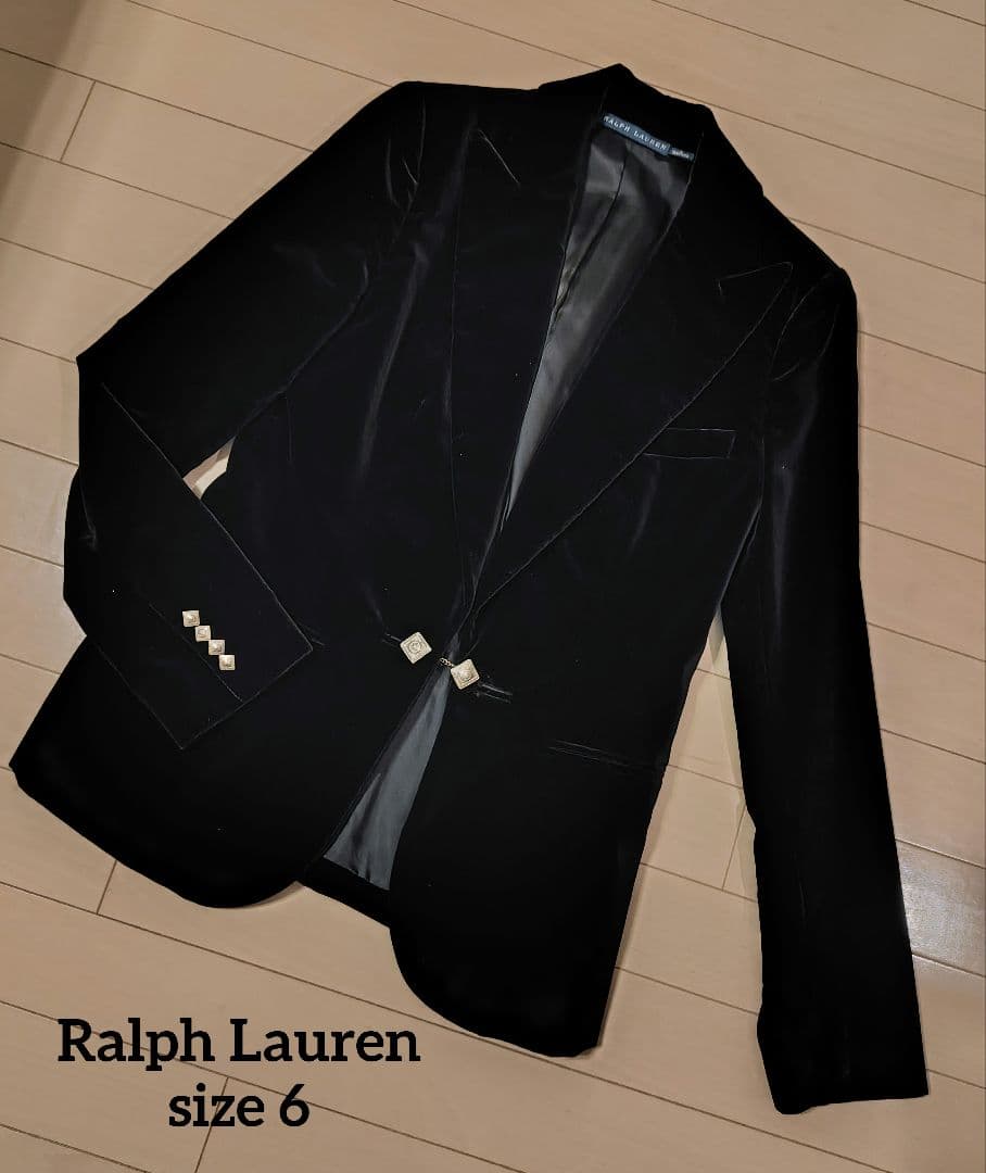 Ralph Lauren ベルベット テーラードジャケット サイズ6