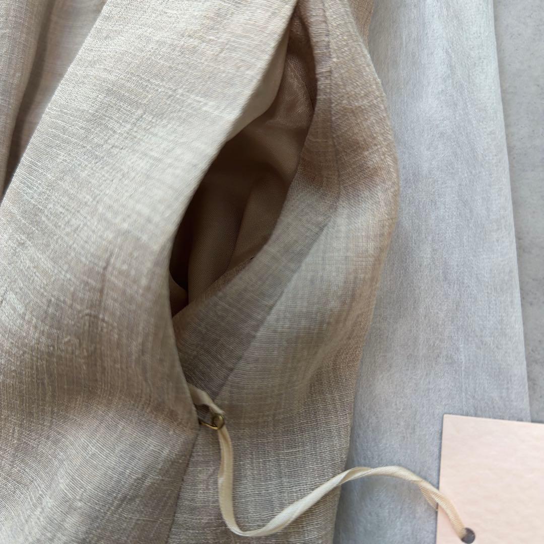 未使用タグ付【FOXEY】 デイジーリン シャーリングハムワンピース 38