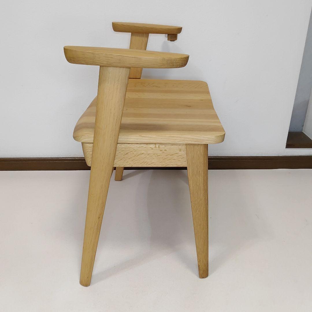 karimoku カリモクリ アーム付き スツール スツール 天然木