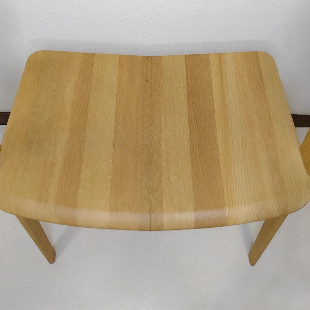 karimoku カリモクリ アーム付き スツール スツール 天然木