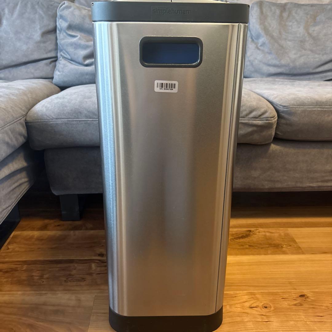 simplehuman 30Lゴミ箱 ペダル式 バタフライステップ ステンレス