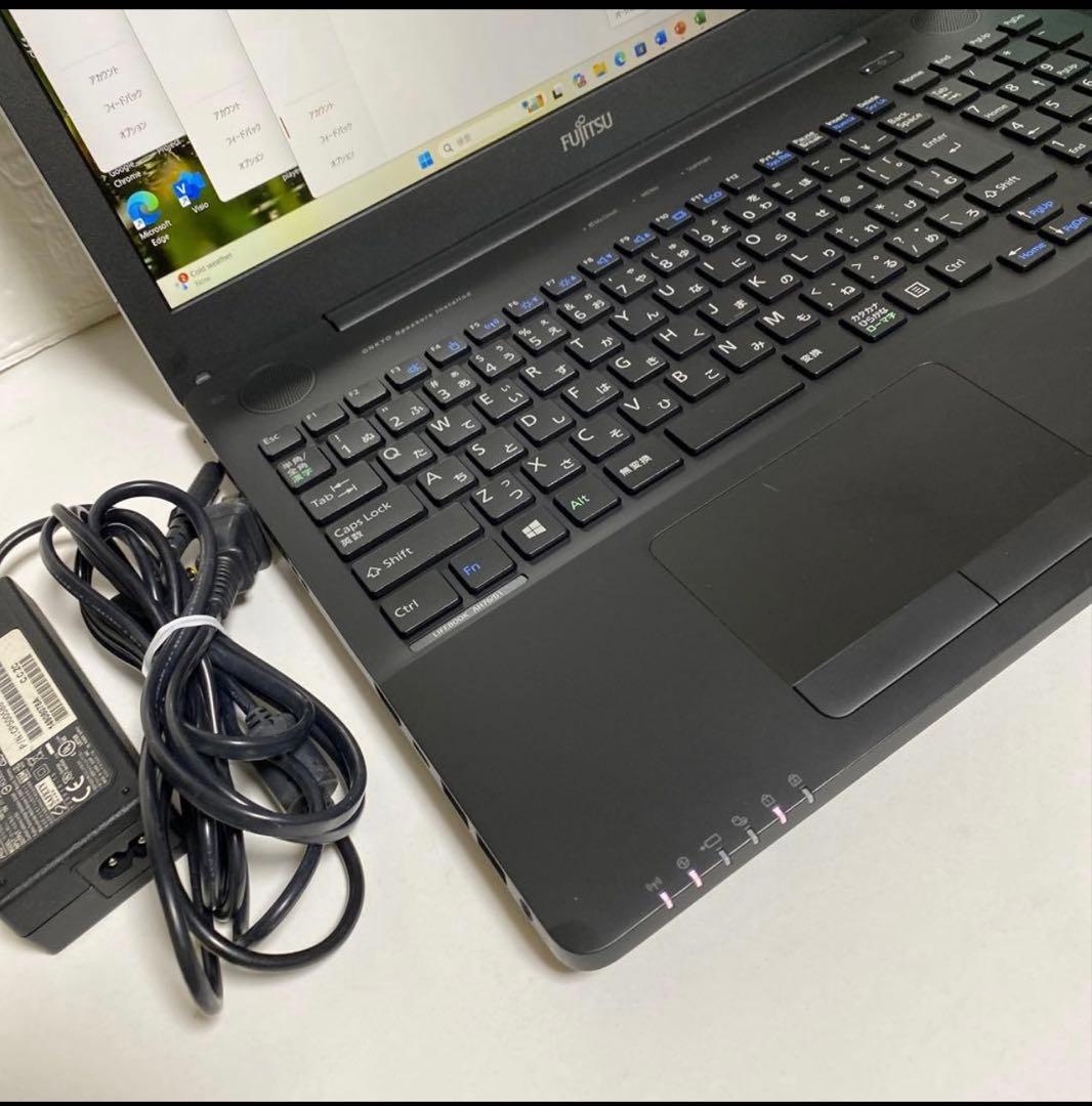 Windows11 オフィス付きRYZEN7 SSD256GB 富士通ノートPC