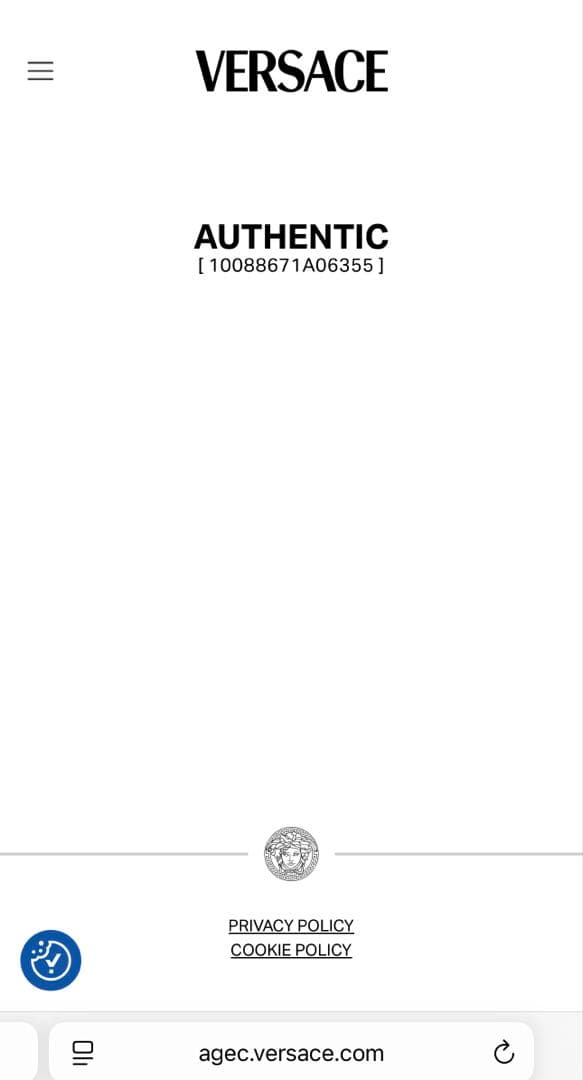 VERSACE メデューサ　ナイロンバックパック