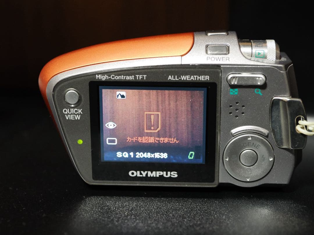 OLYMPUS ミューミニxDカード256MB・電池・充電器付き　デジタルカメラ