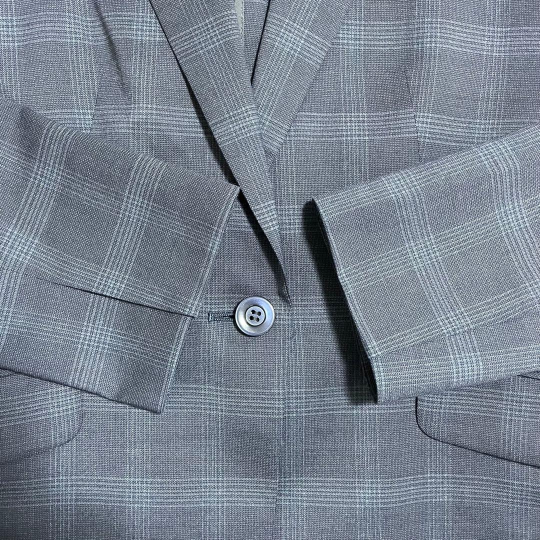 【美品】LES MUES レミュー スカートスーツ ストレッチ 洗える L 紺青