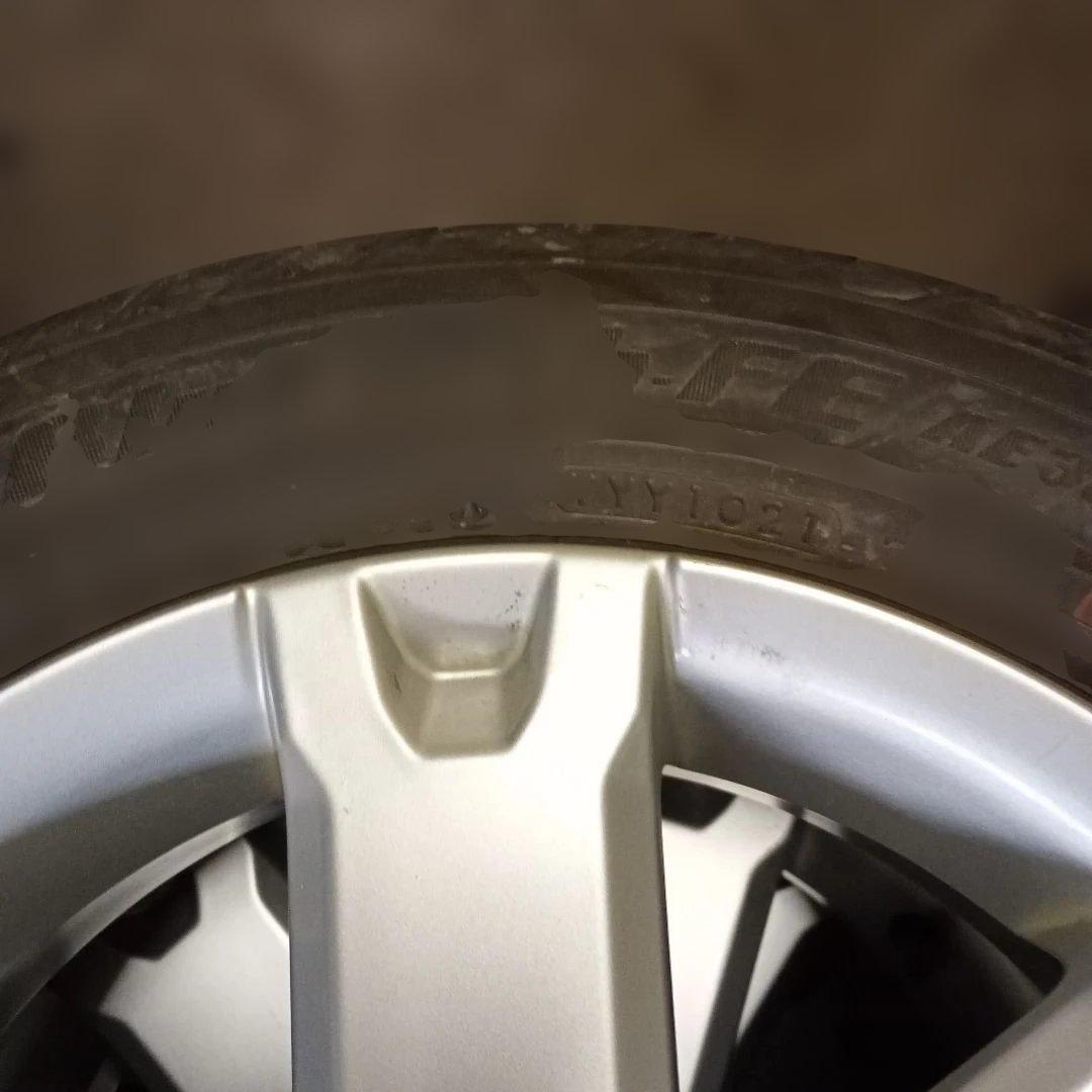 りょぴおさん用①タフト純正15インチ シルバー ホイール２本セット