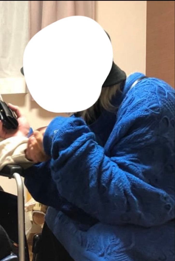 【希少】COOGI クージー　ニット　オーバーサイズ　青　ワンピース