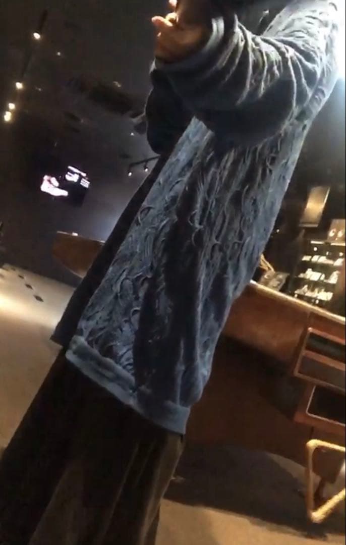 【希少】COOGI クージー　ニット　オーバーサイズ　青　ワンピース