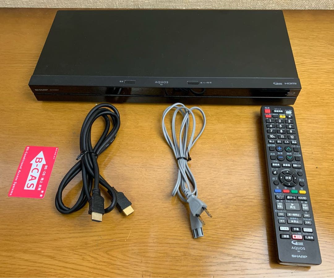SHARP 2番組同時録画 ブルーレイ レコーダー 2B-C05BW1