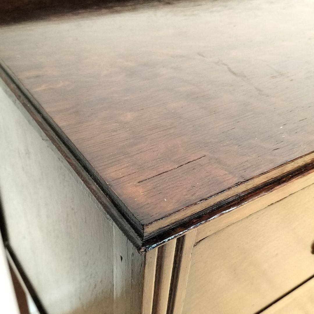 M♦イギリス製　アンティークファニチャー2段チェスト