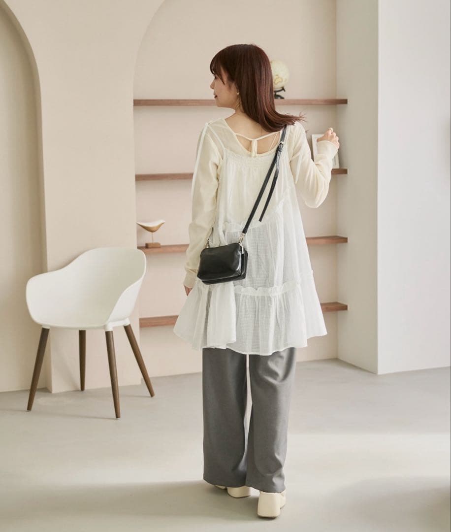 新品未使用 タグ付き kastane インド綿ティアードチュニック