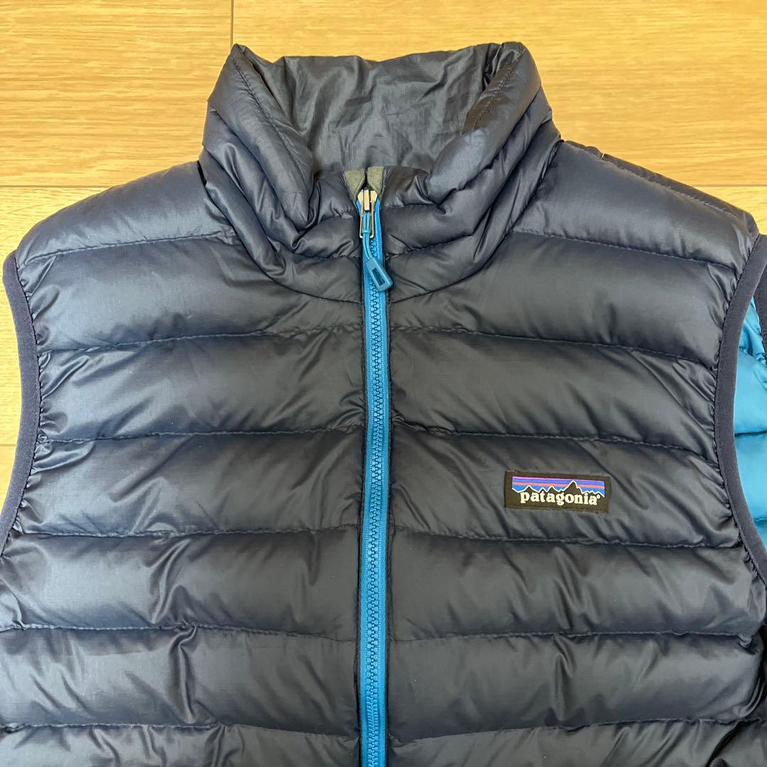 patagonia ネイビー ダウンベスト